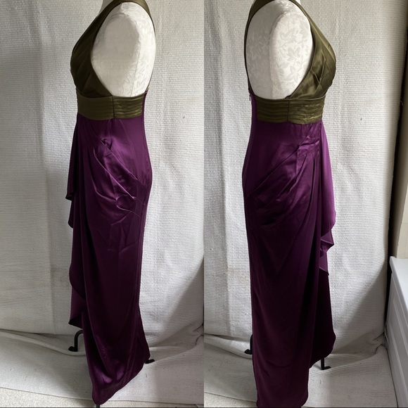 Catherine Malandrino 4 Silk Formal Gown Dress - Picture 4 of 8